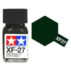  Enamel xf27 black green sơn mô hình màu đen xanh 10ml Tamiya 80327 