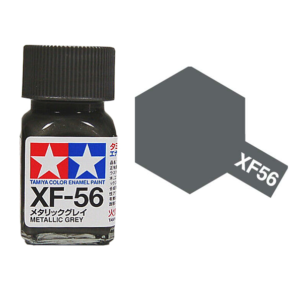  Enamel xf56 metallic grey sơn mô hình màu xám kim loại 10ml Tamiya 80356 