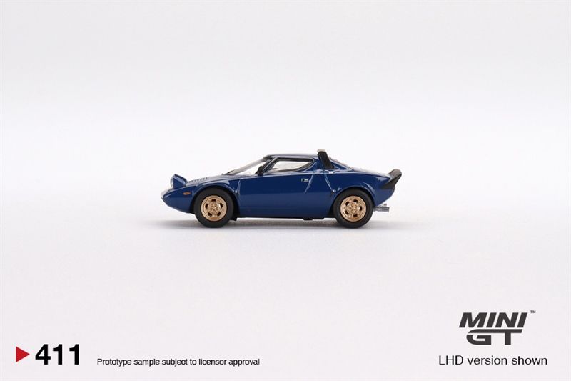  Mô hình xe Lancia Stratos HF Stradale Bleu Vincennes 1:63 MiniGT 