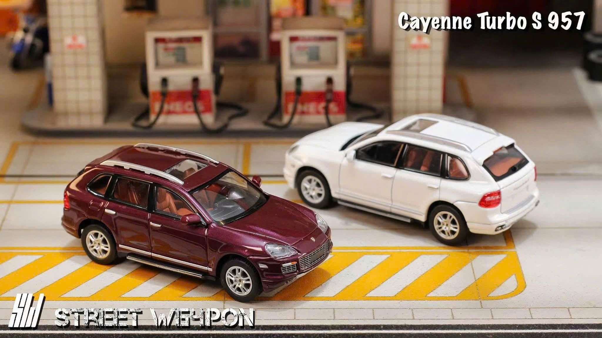  Mô hình xe Porsche Cayenne Turbo S 957 tỉ lệ 1:64 Street Weapon OT64461 