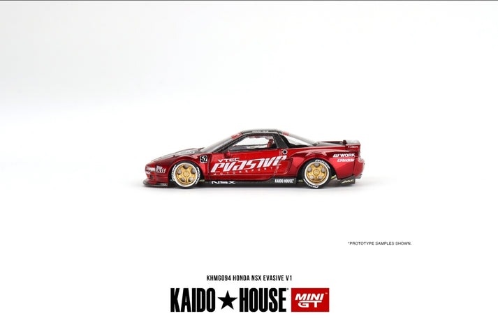  Mô hình xe Honda NSX Evasive V1 tỉ lệ 1:64 Kaido House x MiniGT KHMG094 