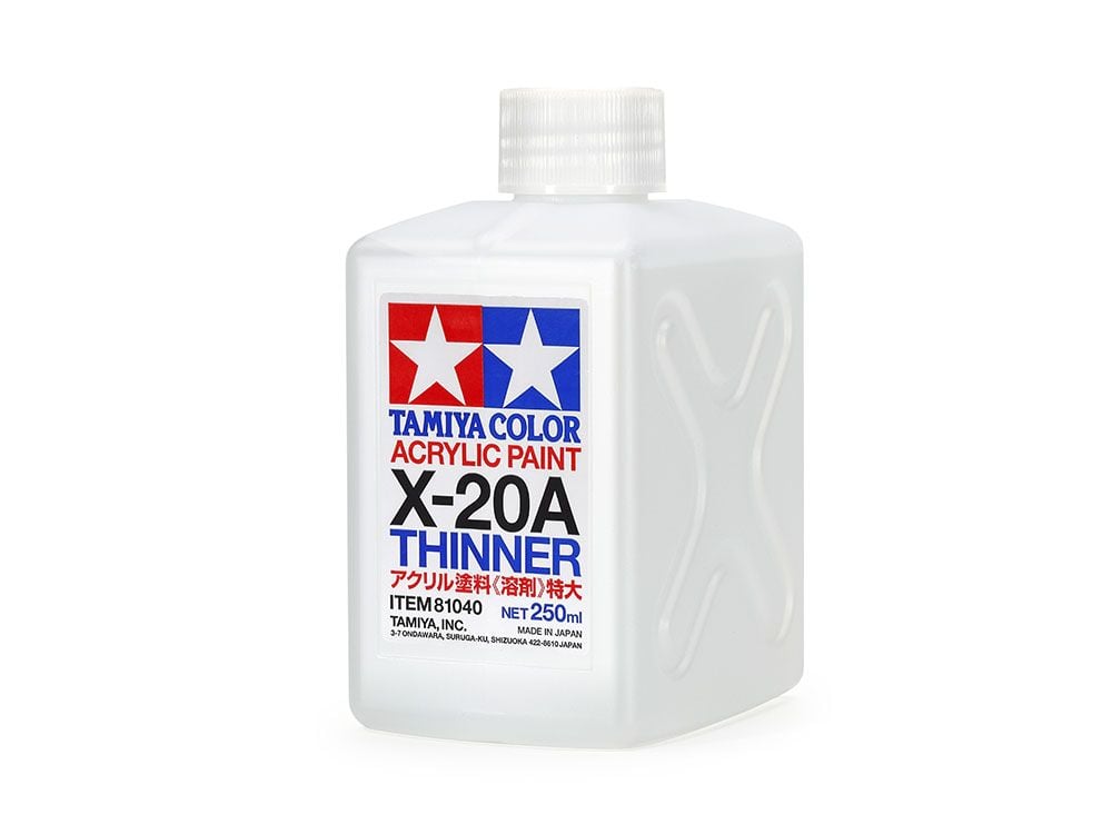  Acrylic x20a thinner dung dịch pha sơn thinner gốc acrylic 250ml Tamiya 81040 
