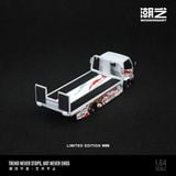  Mô hình xe H300 Flatbed Transport Trailer Painted Die-Cast Alloy Car Model tỉ lệ 1:64 ChaoYi ModernArt MD647217 