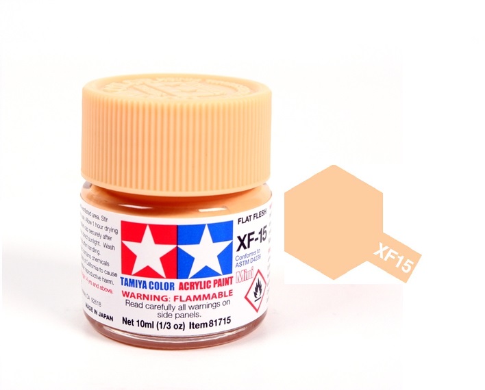 ACRYLIC MINI XF15 FLAT FLESH SƠN MÔ HÌNH MÀU DA MỜ 10ML TAMIYA 81715