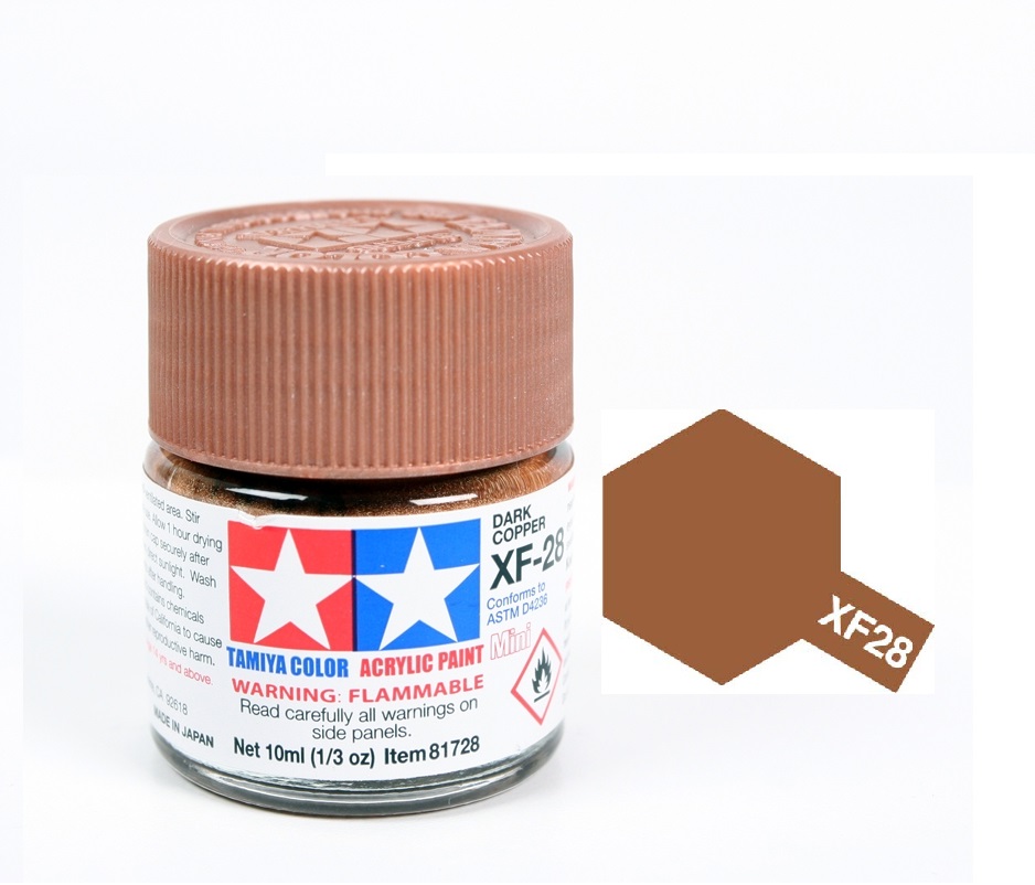 ACRYLIC MINI XF28 DARK COPPER SƠN MÔ HÌNH MÀU ĐÔNG ĐẬM 10ML TAMIYA 81728