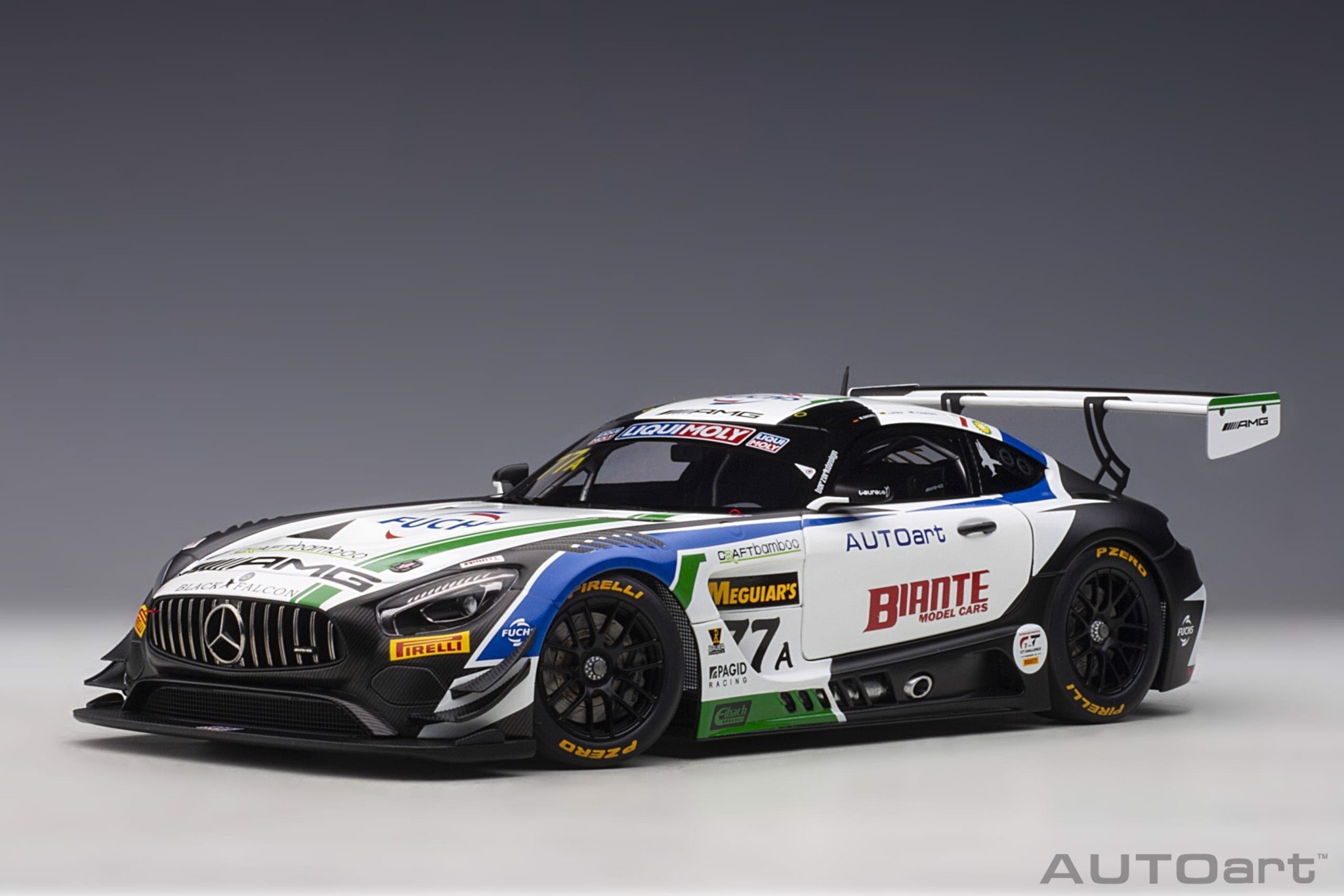  [ORDER] MÔ HÌNH XE MERCEDES-AMG GT3 BATHURST 12H 2019 TEAM CRAFT BAMBOO BLACK FALCON 1:18 AUTOART OD001 