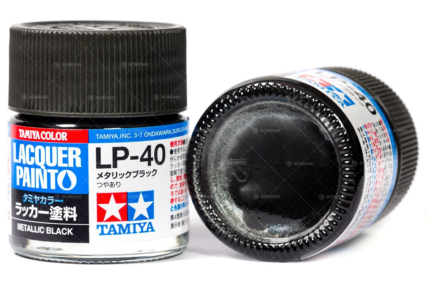  Lacquer lp40 metallic black sơn mô hình màu đen kim loại 10ml Tamiya 82140 