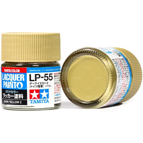 LACQUER LP55 DARK YELLOW 2 SƠN MÔ HÌNH MÀU VÀNG 10ML TAMIYA 82155