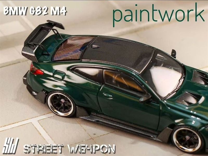  Mô hình xe BMW G82 M4 hợp kim tỉ lệ 1:64 Street Weapon OT64278 