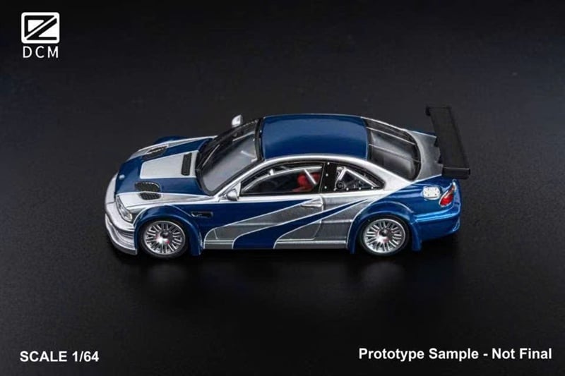  Mô hình xe BMW E46 Need for Speed limited 999pcs tỉ lệ 1:64 DCM models OT64437 