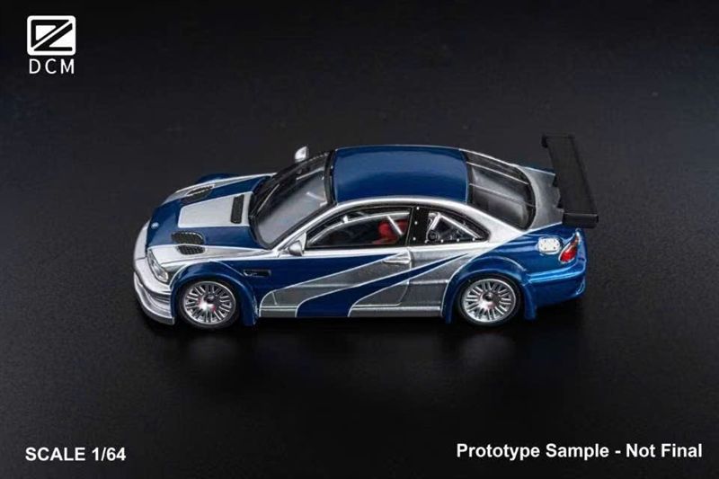  Mô hình xe BMW E46 Need for Speed limited 999pcs tỉ lệ 1:64 DCM models OT64437 