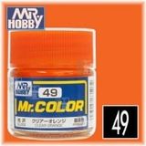  Lacquer c49 clear orange sơn mô hình màu cam trong suốt 10ml Mr.Hobby C49 