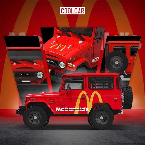  Mô hình xe Toyota FJ40 - McDonald's Painted Series tỉ lệ 1:64 CoolCar CC645207 