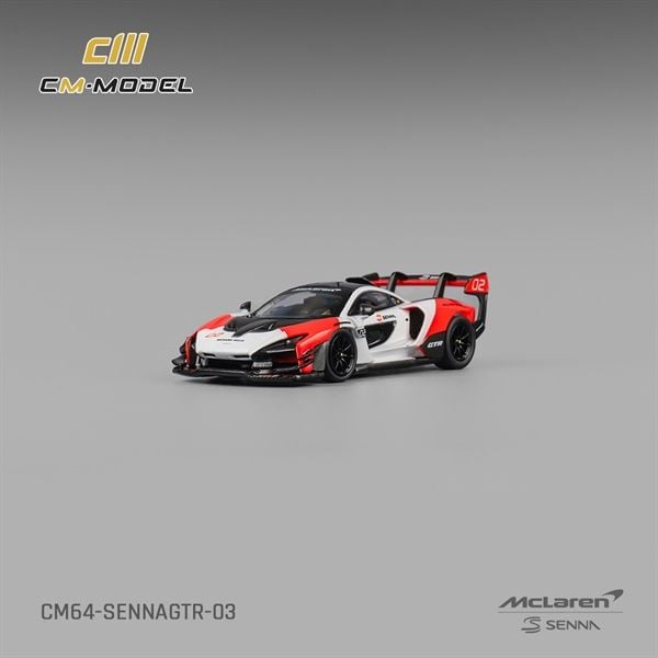  Mô hình xe Mclaren Senna GTR hộp mica 1:64 CM Model CM64-SENNAGTR-03 