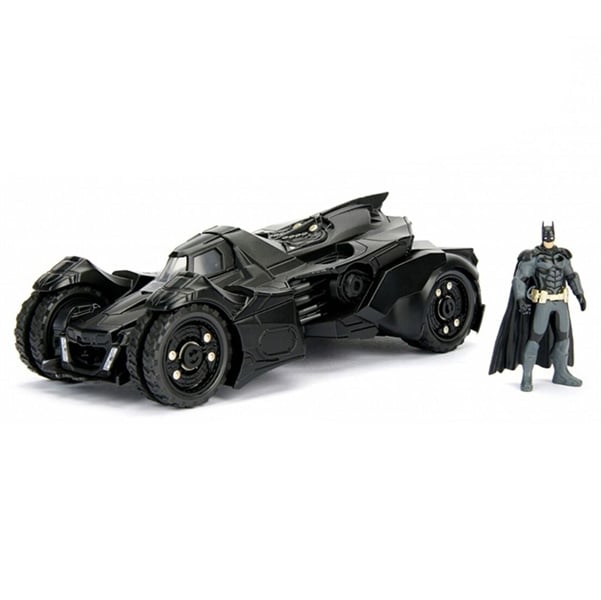  Mô hình xe Batman 2015 Arkham Knight Batmobile W/Batman Figure DC Comics tỉ lệ 1:24 Jada Toys 98037 
