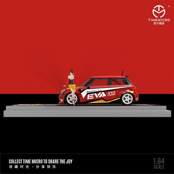  Mô hình xe MINI COOPER Red EVA tỉ lệ 1:64 Time Micro TM643638 