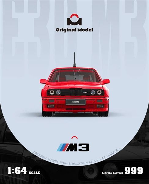  Mô hình xe BMW E30 Supreme Open Lid Edition 999pcs tỉ lệ 1:64 Original Model OM647801 
