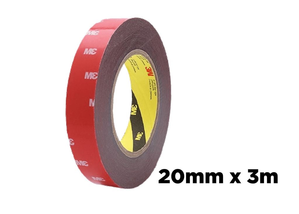Băng keo 3M 2 mặt cường lực dài 3m dày 1mm PK371