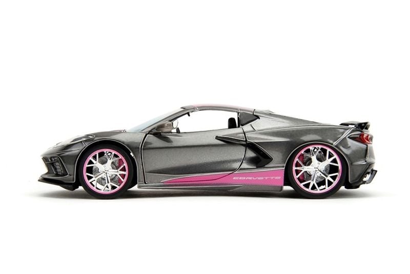  Mô hình xe 2020 Chevrolet Corvette Stingray Pink Slips tỉ lệ 1:24 Jada Toys 34848 