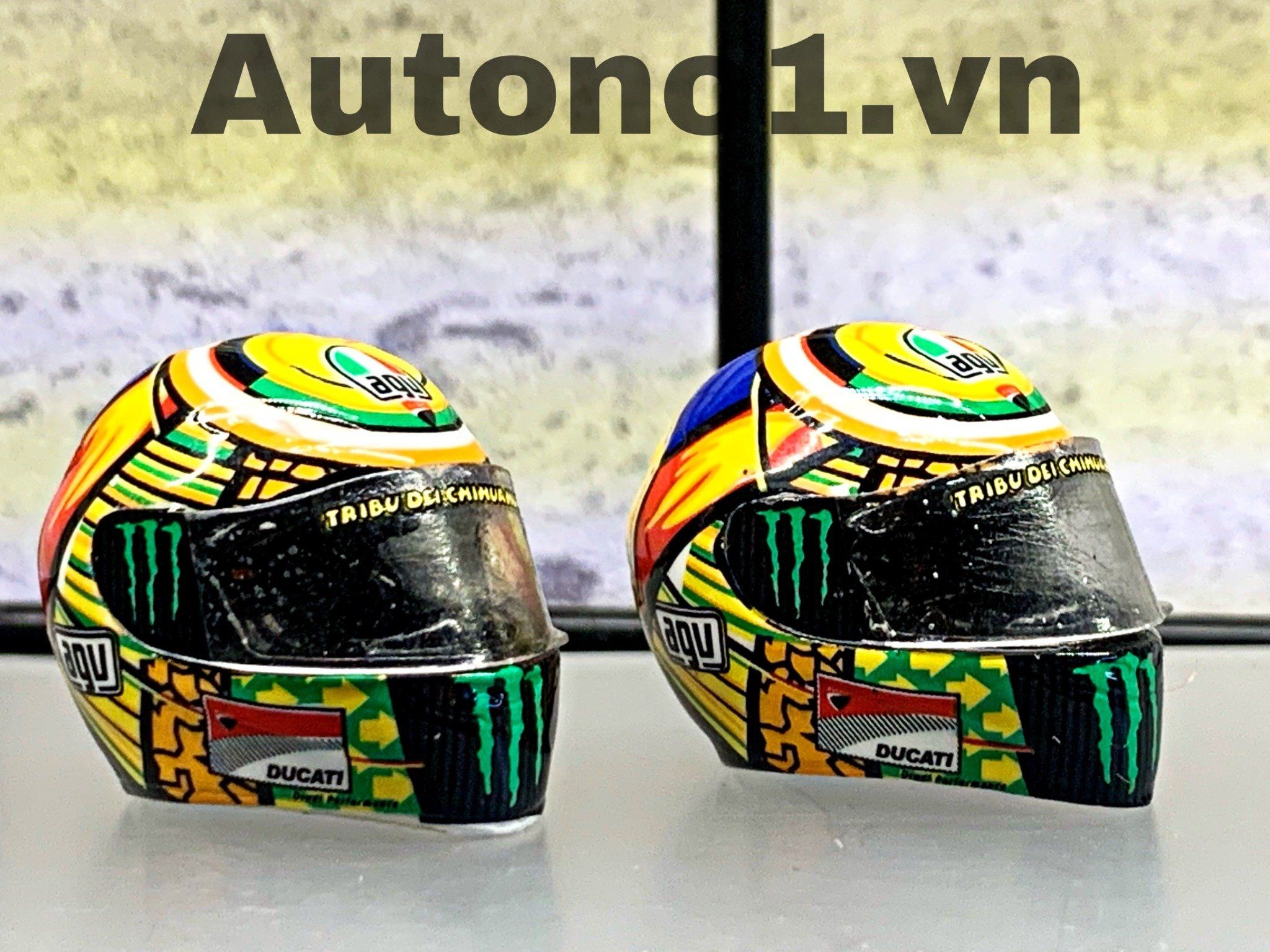  Nón mô hình fullface rossi agv 46 hoàn thiện 1:12 5835 