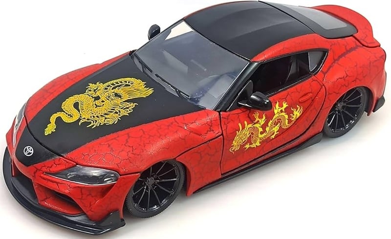  Mô hình xe 2020 Toyota Supra - Year of Dragon MK2 Pink Slips tỉ lệ 1:24 Jada Toys 35757 