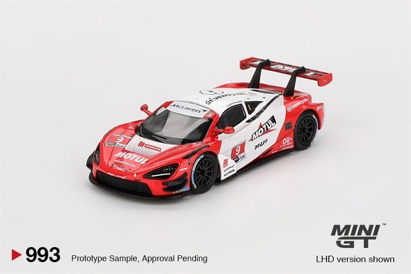  Mô hình xe McLaren 720S GT3 Evo Pfaff Motorsports 2024 IMSA Laguna Seca tỉ lệ 1:64 MiniGT MGT00993-CH 
