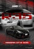  Mô hình xe NISSAN GT-R (R35) NISMO Black tỉ lệ 1:64 Inno64 IN64-R35N-BLA 