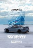  Mô hình xe Nissan R32 GT-R Stealth Grey TOP SECRET tỉ lệ 1:64 Inno64 IN64-R32TS-STGR 