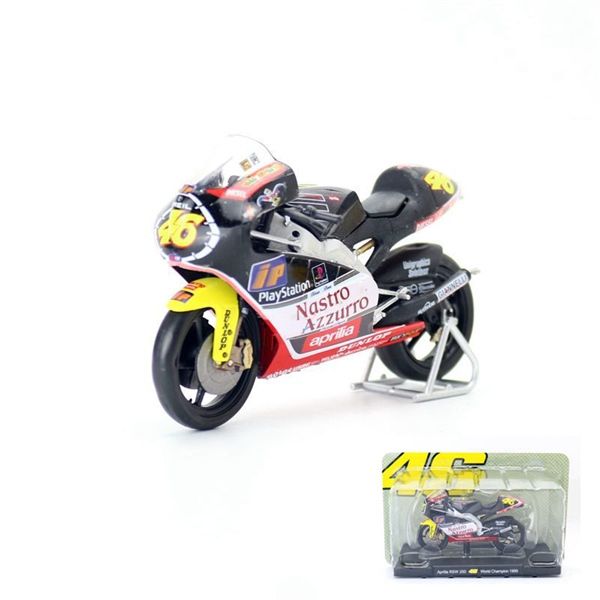  Mô hình xe mô tô GP Aprilla RSW250 1999 có đế tỉ lệ 1:18 Leo models 8172B 