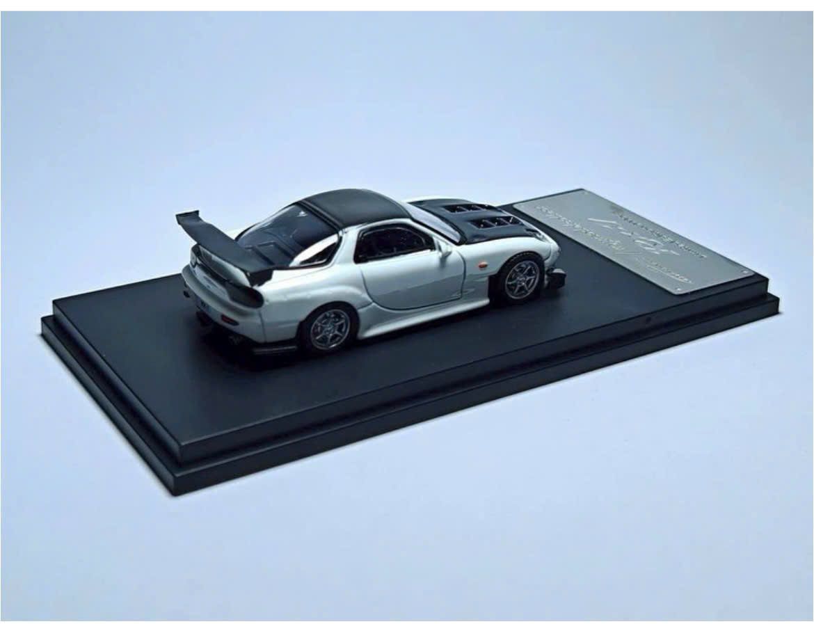  Mô hình xe Mazda rx-7 Mk3 FD3S limited 999pcs tỉ lệ 1:64 Mymodelcollect OT64462 