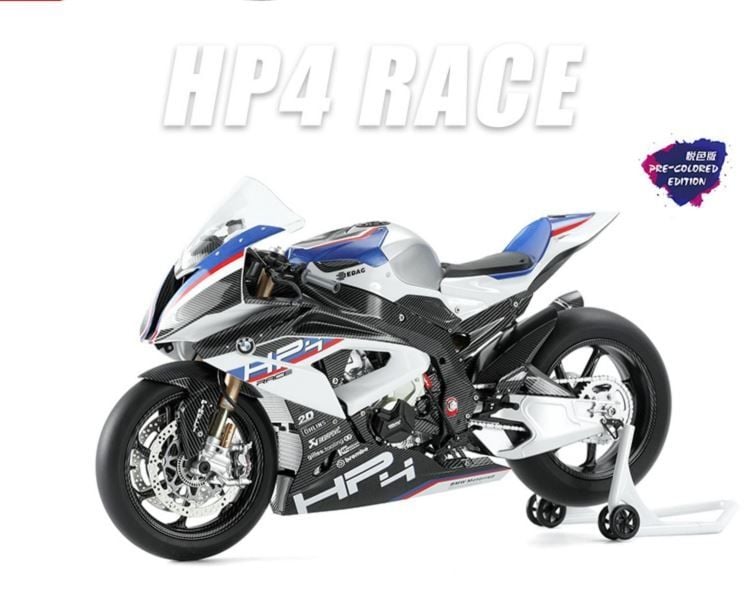  Mô hình kit mô tô Bmw Hp4 Race phiên bản đã sơn 1:9 Meng 5589c 