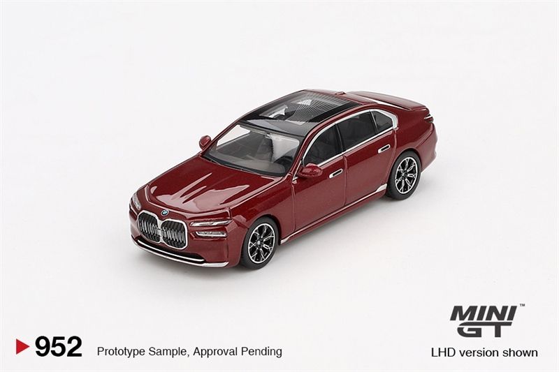  Mô hình xe BMW i7 xDrive60 Aventurin tỉ lệ 1:64 MiniGT MGT00952-CH 
