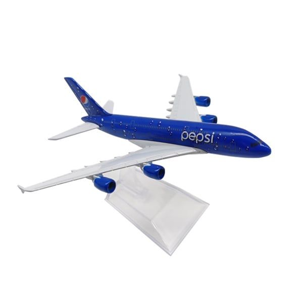  Mô hình máy bay Pepsi Air Airbus A380 kích thước 16cm MB16186 