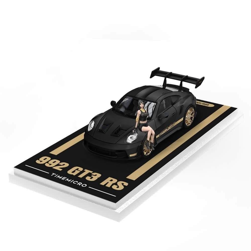  Mô hình xe Porsche GT3 RS black gold tỉ lệ 1:64 Time micro TM644634 