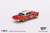  Mô hình xe ô tô Lincoln Capri 1954 Carrera Panamericana Class Winner #149 bản card tỉ lệ 1:64 MiniGT 