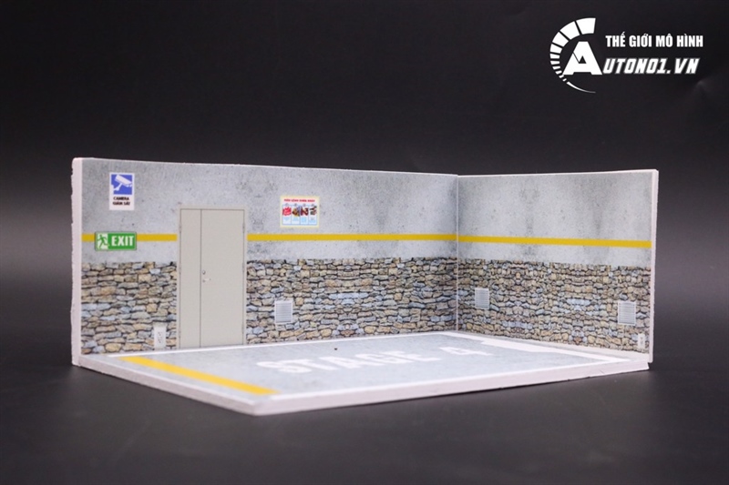  DIORAMA GARAGE - PARKING - EXIT Ô TÔ TỈ LỆ 1:36 DR001D 