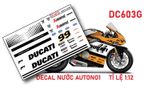  Decal nước độ Ducati Panigale V4S Mpr Concept tỉ lệ 1:12 Autono1 DC603g 