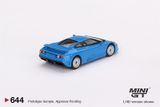  Mô hình xe ô tô Bugatti EB110 GT Blue sky tỉ lệ 1:64 MiniGT MGT00644 