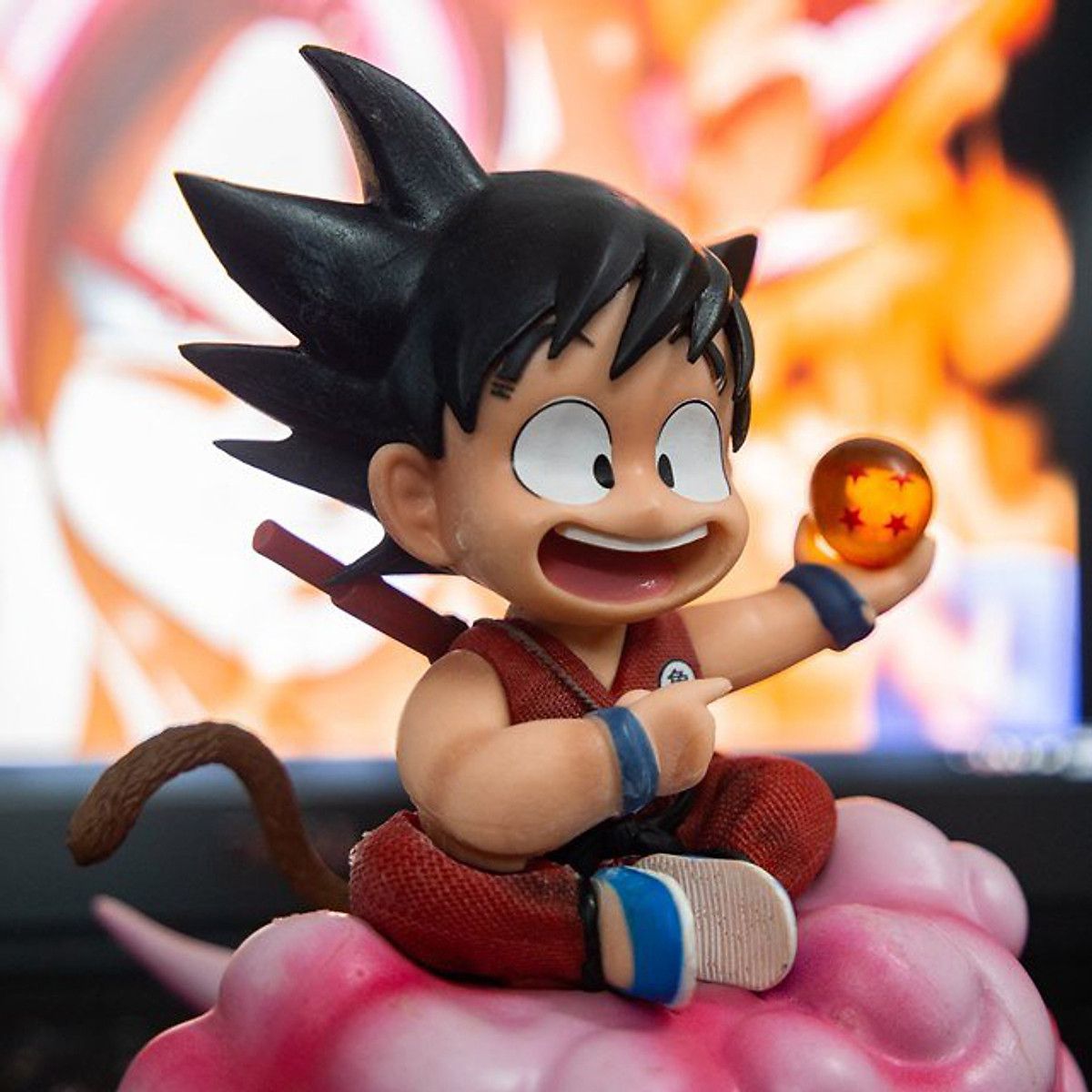  Mô hình nhân vật Dragonball Goku Cưỡi Mây 19cm FG139 