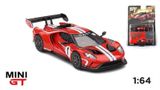  Mô hình xe Ford GT MK II #013 Rosso Alpha bản card tỉ lệ 1:64 MiniGT 