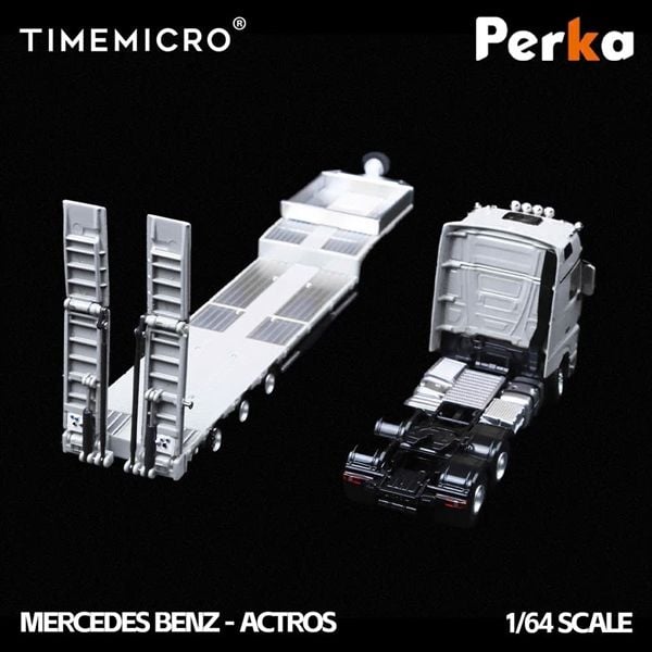  Mô hình xe Mercedes-Benz Actros Pallet Truck tỉ lệ 1:64 Time Micro - Perka TM646731 