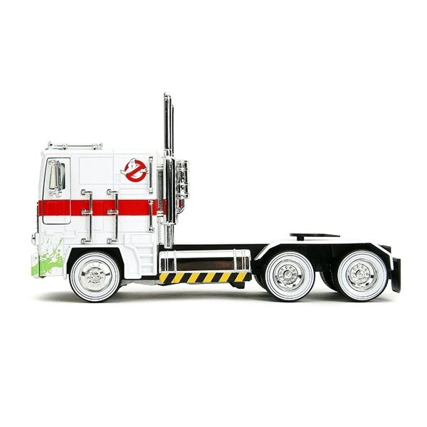  Mô hình xe Optimus Prime with Ghostbusters ECTO Hollywood Rides tỉ lệ 1:32 JADA TOYS 24078A 
