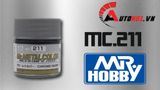  Lacquer mc211 chorme silver metal sơn mô hình màu xám chorme Lacquer 10ml Mr.Hobby MC211 