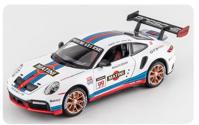  Mô hình xe Porsche 911 Gt3 Rsr đánh lái được full open 1:24 Miniauto OT404 