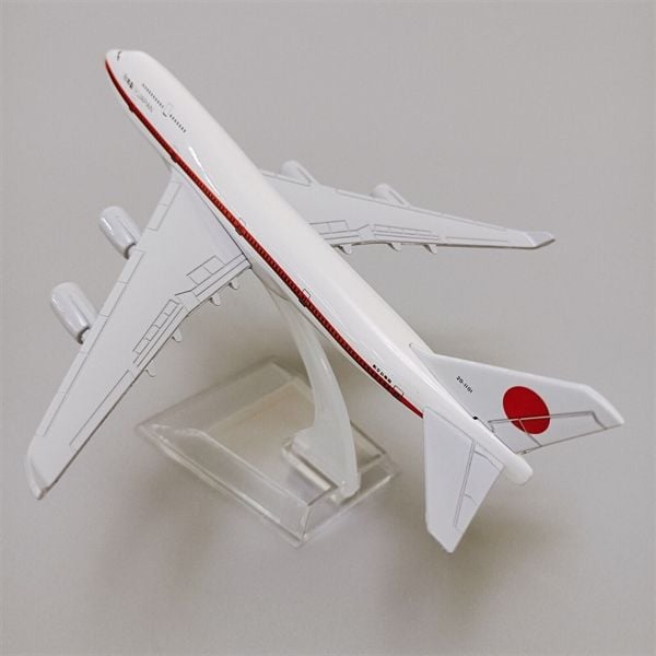  Mô hình máy bay tổng thống Nhật bản Japan force one Boeing B747 kích thước 16cm MB16197 