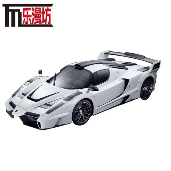  Mô hình xe Ferrari Enzo Modified White mở được capo và nắp máy sau tỉ lệ 1:64 LMF OT64455 