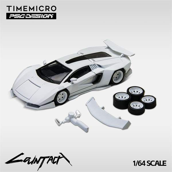 Mô hình xe New Countach Engineer Edition tỉ lệ 1:64 TimeMicro × PSC DESIGN TM647702 