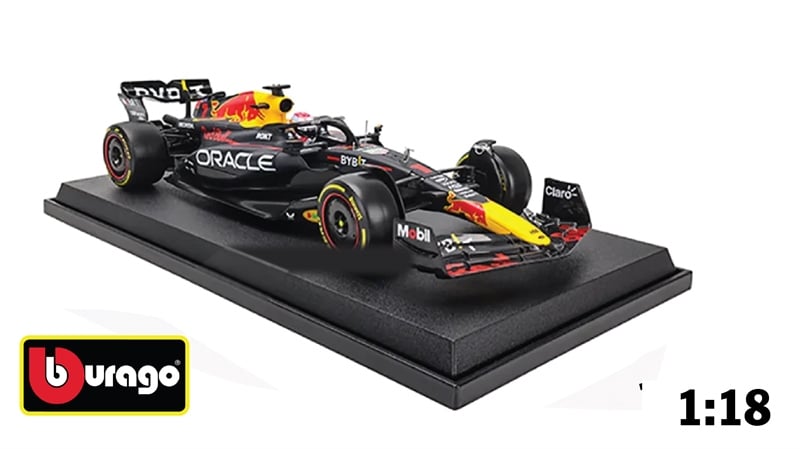  Mô hình xe đua F1 Redbull RB19 2023 Formular tỉ lệ 1:18 Bburago OT327 