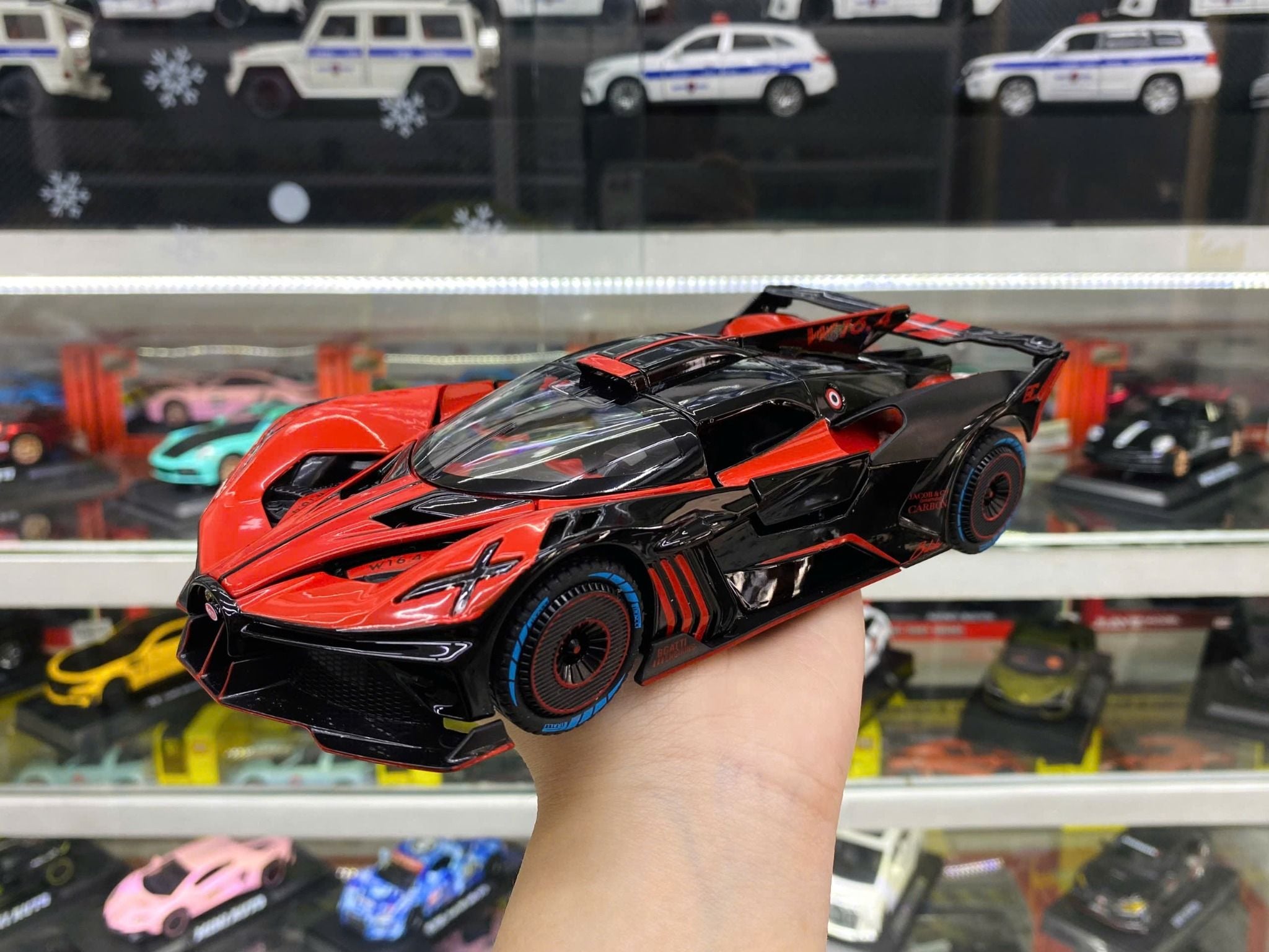  Mô hình xe Bugatti Bolide phun khói - full open 1:24 Chezhi CZ24462 