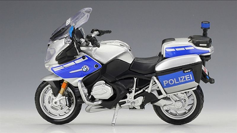  Mô hình xe mô tô cảnh sát police BMW R1200 RT polizei tỉ lệ 1:18 Maisto MT045 